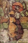 Maurice Prendergast Details of Central Park oil painting artist